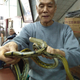 Mr. Mak has been butchering and cooking snakes in Hong Kong for 70 years. (Photo: M. Paramita Lin)